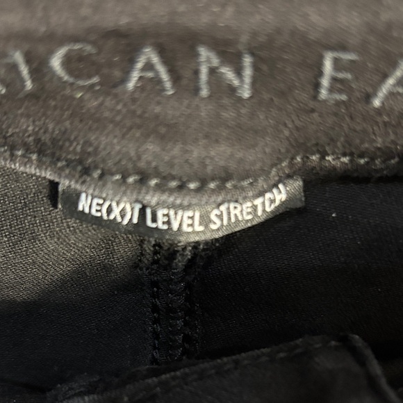 American Eagle Next Level Stretch Black Women's Jeans 16s - Picture 3 of 11